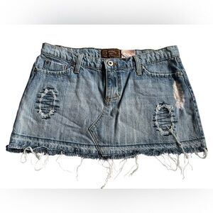 Vintage Y2K micro mini denim Jean skirt Smarque
